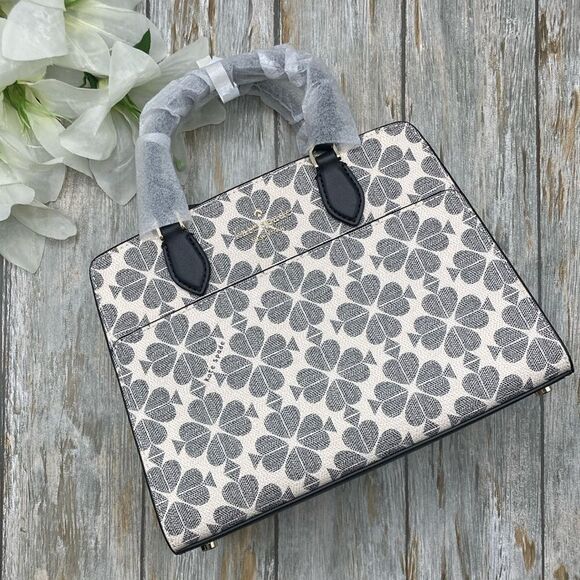 Kate Spade Signature Spade Flower Small Satchel Crossbody Bag Purse - Picture 1 of 12